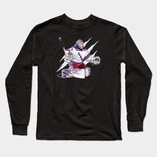 Igor Shesterkin Make A Save #31 Claw Long Sleeve T-Shirt
